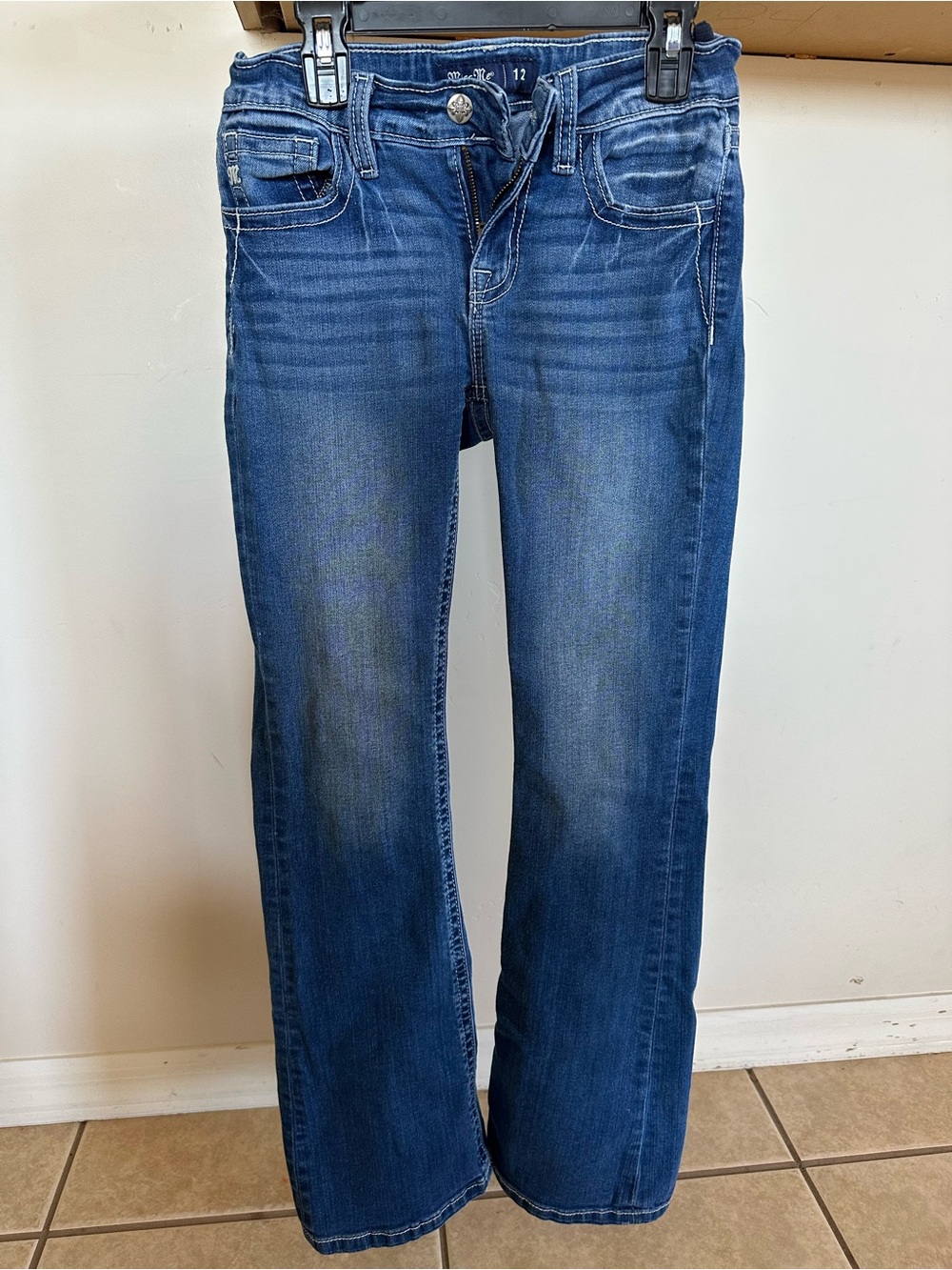 Miss Me Girls Blue Bootcut Jeans